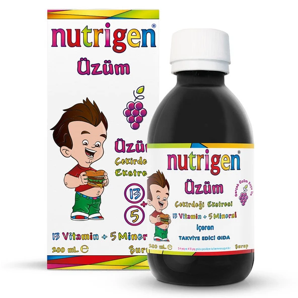 Nutrigen Üzüm Çekirdeği Ekstreli Şurup 200 ml ürün görseli