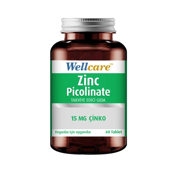Wellcare Zinc Picolinate Takviye Edici Gıda 60 Tablet ürün görseli