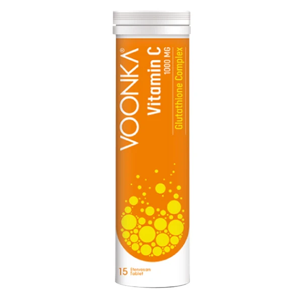 Voonka Vitamin C Glutathione Complex Efervesan 15 Tablet ürün görseli