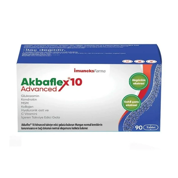Akbaflex 10 Advanced 90 Tablet ürün görseli