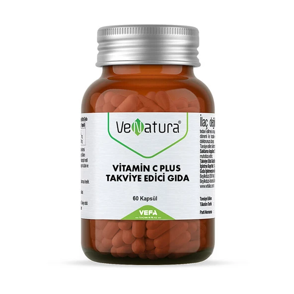 VeNatura Vitamin C PLUS Takviye Edici Gıda 60 Kapsül ürün görseli