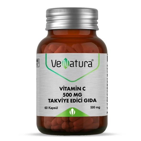 VeNatura Vitamin C 500 MG Takviye Edici Gıda 60 Kapsül ürün görseli