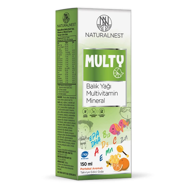 Naturalnest Multy Şurup 150 ml ürün görseli