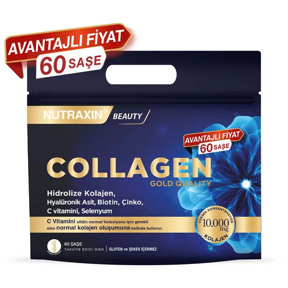Nutraxin Collagen Gold Quality Hidrolize Kolajen 60 Saşe ürün görseli