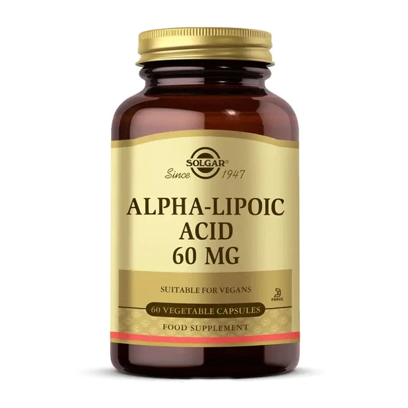 Solgar Alpha Lipoic Acid 60 mg 60 Kapsül ürün görseli