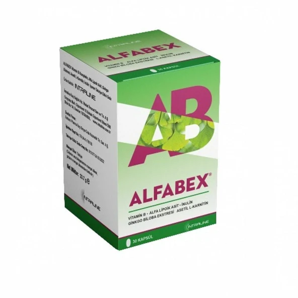 Alfabex 30 Kapsül ürün görseli