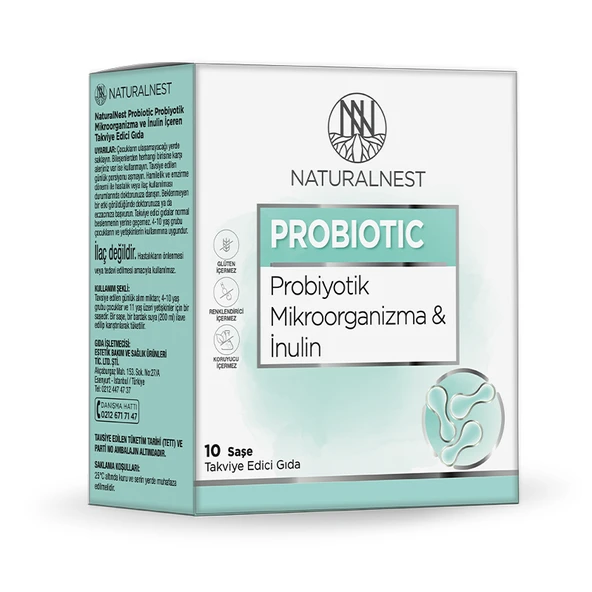 Naturalnest Probiotic Takviye Edici Gıda 10 Saşe ürün görseli