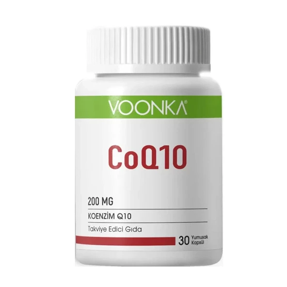 Voonka CoQ10 200mg 30 Yumuşak Kapsül ürün görseli