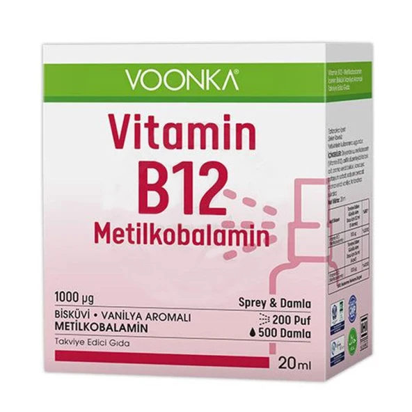 Voonka Vi̇tami̇n B12 Meti̇lkobalami̇n 20 ml ürün görseli