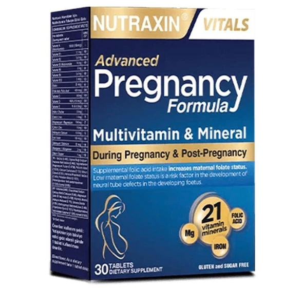 Nutraxin Pregnancy Formula 30 Tablet ürün görseli