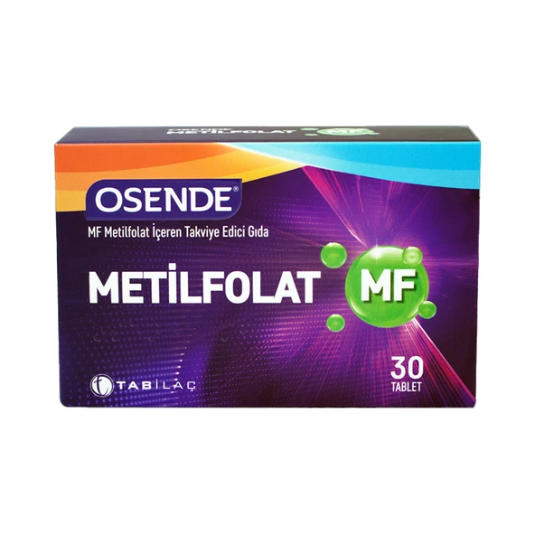 Osende MF Metilfolat 30 Tablet ürün görseli