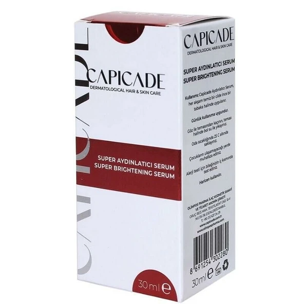 Capicade Süper Aydınlatıcı Serum 30 ml ürün görseli