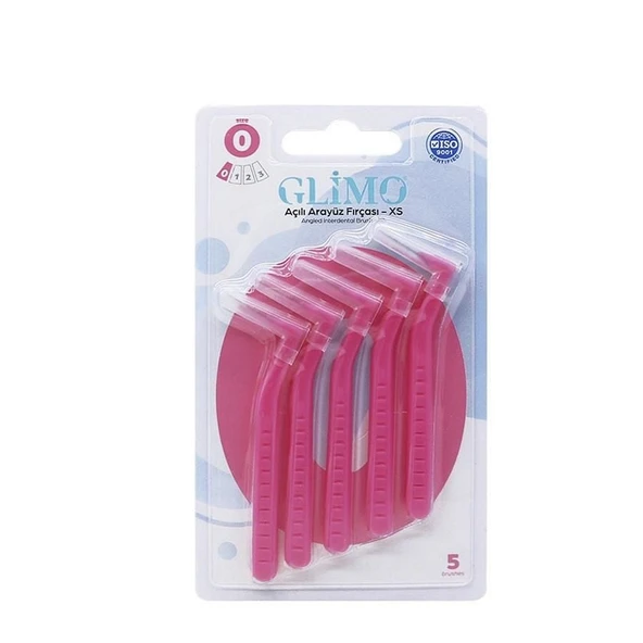 Glimo Açılı ARA YÜZ Fırçası XS 5 Adet ürün görseli