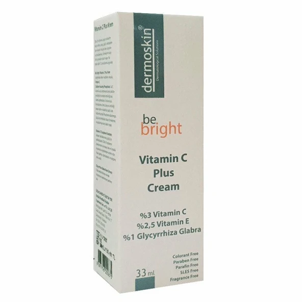 Dermoskin Be Bright Vitamin C Plus Krem 33ml ürün görseli