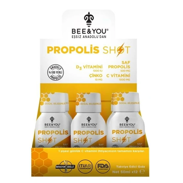 Bee & You Propolis PhenoliX 50ml x 12 Shot - 1