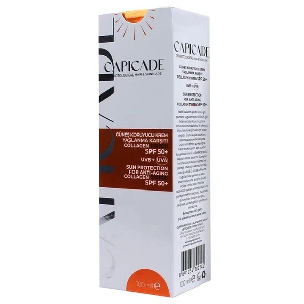 Capicade SPF 50+ Collagen Tinted Güneş Koruyucu Krem 100 ml ürün görseli
