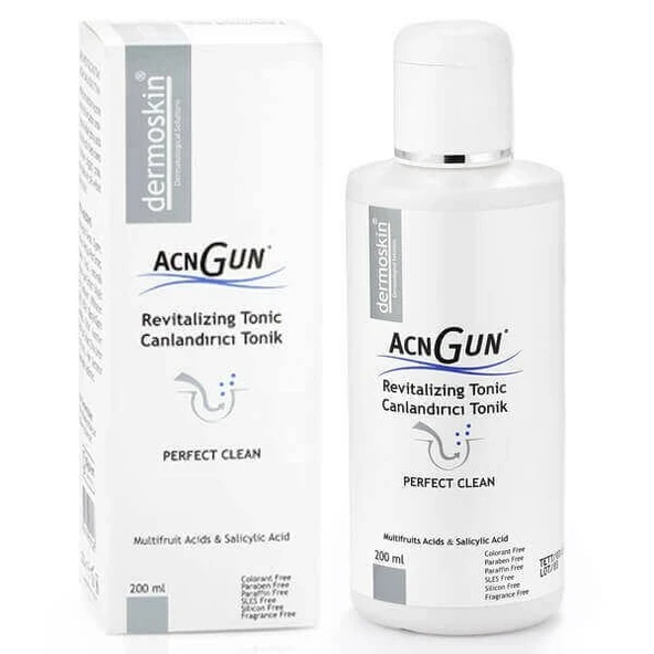Dermoskin Acnegun Canlandırıcı Tonik 200 ml - 1