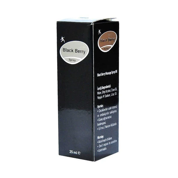 Black Berry Delay Sprey 25ml ürün görseli