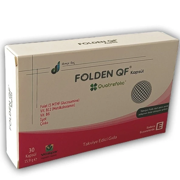 Folden QF 30 Kapsül (Quatrefolic) ürün görseli