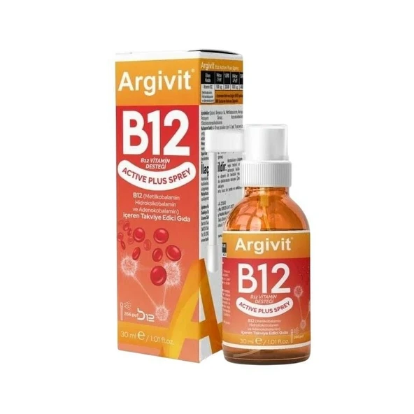 Argivit Vitamin B12 Sprey 30ml ürün görseli