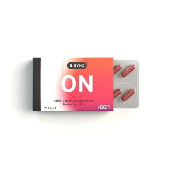 B SYNC On Kafein 20 Kapsül ürün görseli