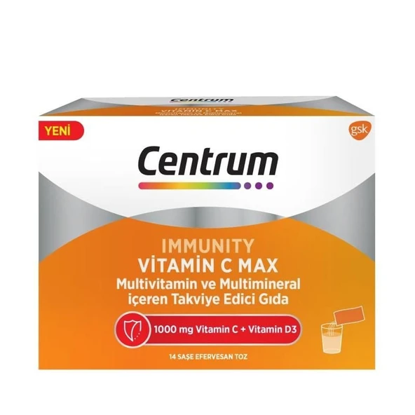 Centrum Immunity Vitamin C Max 14 Saşe ürün görseli