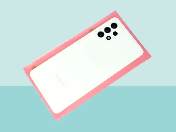 Tkgz - Samsung Galaxy A72 A725 Arka Kapak Batarya Kapağı (Cam Full Lensli) - BEYAZ ürün görseli 1