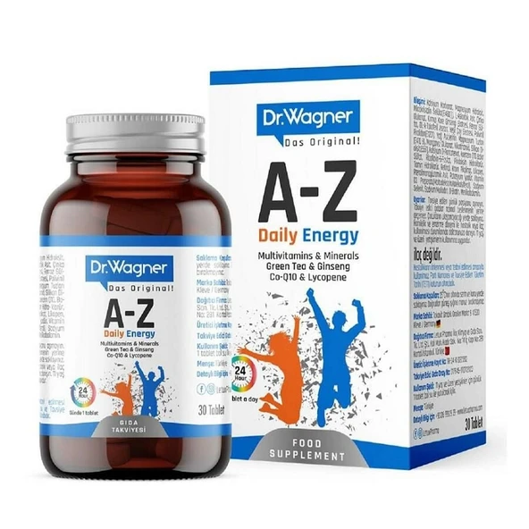Dr. Wagner A-Z Daily Energy 30 Tablet ürün görseli