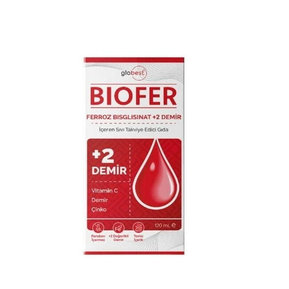 Globest Biofer Şurup 100ml ürün görseli