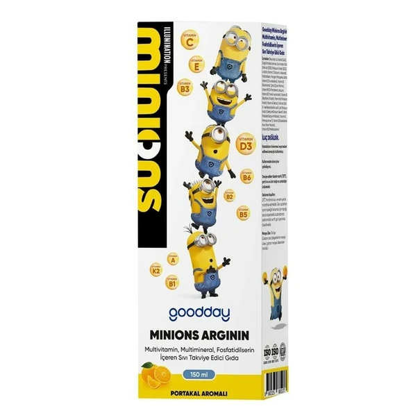 Goodday MINIONS ARGININ Şurup 150 ML ürün görseli