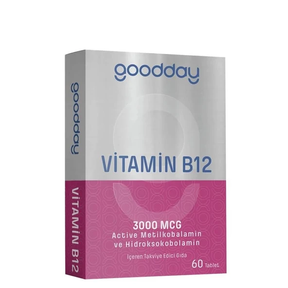 Goodday VITAMIN B12 ACTIVE 60 Tablet ürün görseli