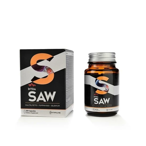 IntraSAW Saw Palmetto Pumpkin Seed Selenyum 30 Kapsül ürün görseli