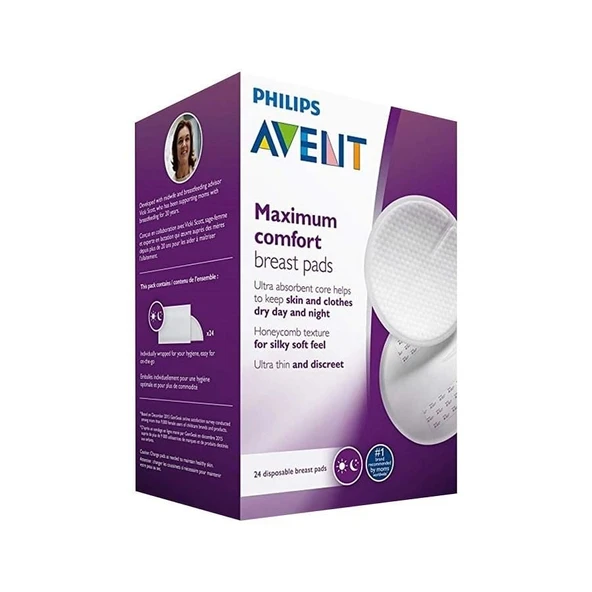 Avent Petek Dokulu İnce Göğüs Pedi 24lü - 1