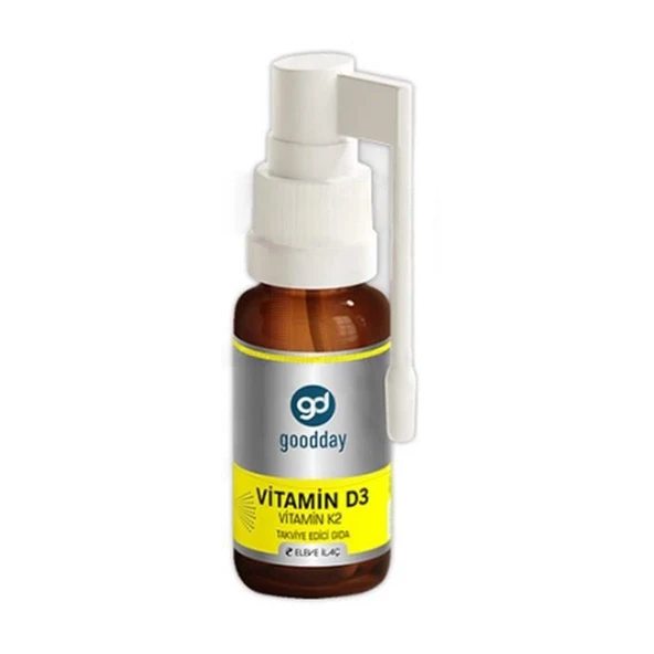 Goodday Vitamin D3 K2 Oral Sprey 20 ml ürün görseli