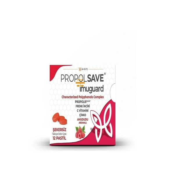 Haver Propolsave Imuguard Ahududu 12 Pastil ürün görseli