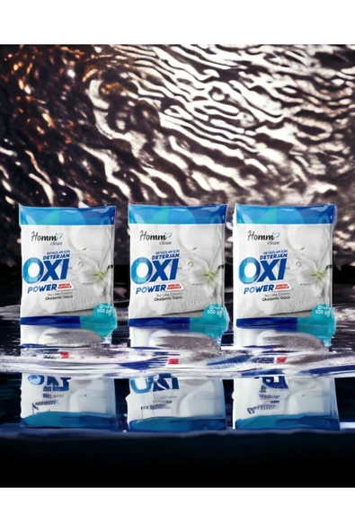 HOMM CLEAN OXI POWER LEKE ÇIKARICI 3 ADET 1500 GR
