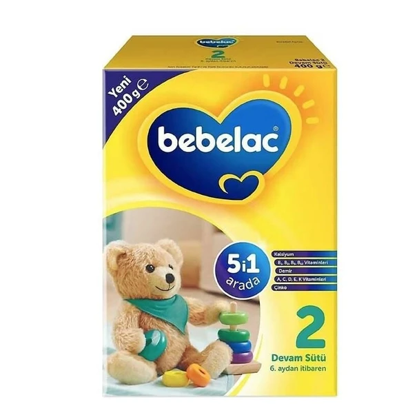 Bebelac 2 Bebek Devam Sütü 400gr - 1
