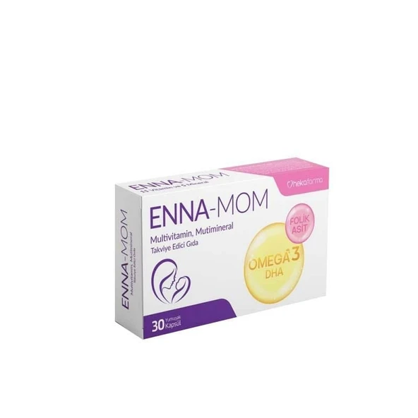 Enna-MOM Omega 3 Multivitamin Mineral 30 Kapsül ürün görseli