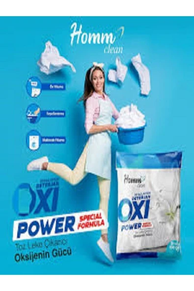 HOMM CLEAN LEKE ÇIKARTICI VE OXİ POWER BEYAZLAR SET BARİSTREND - Resim 8