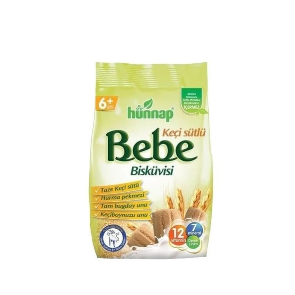 Hünnap Keçi Sütlü Bebe Bisküvisi 400gr ürün görseli