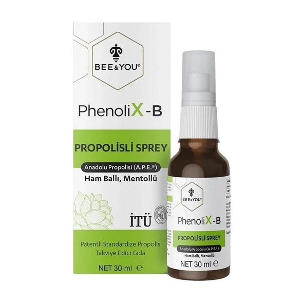 Bee & You PhenoliX-B Propolisli Sprey 30ml ürün görseli