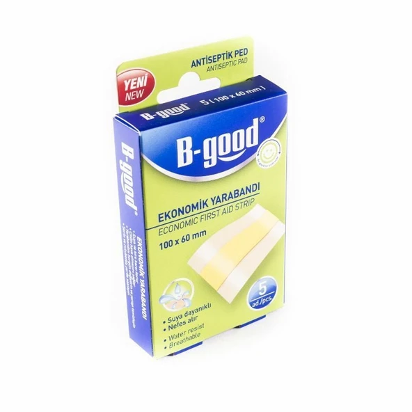 BGood Ekonomik Yara Bandı 100x60mm 5 Adet ürün görseli