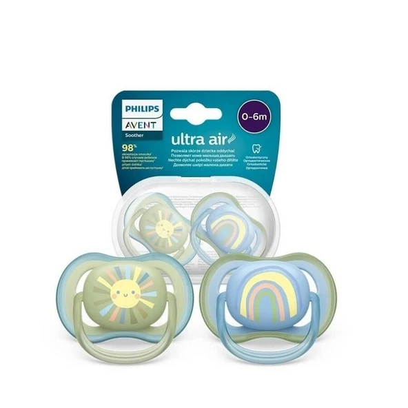Avent SCF085/58 Ultra Air 0-6 Ay 2'li Emzik - 1