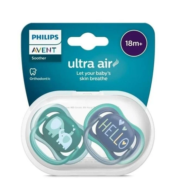 Avent Ultra Air Emzik +18 Ay 2li Erkek SCF349/18 - 1