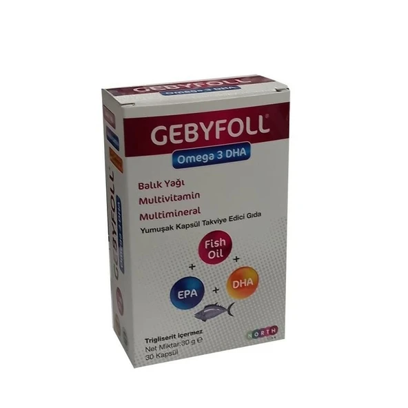 Gebyfoll Omega3 DHA 30 Kapsül ürün görseli