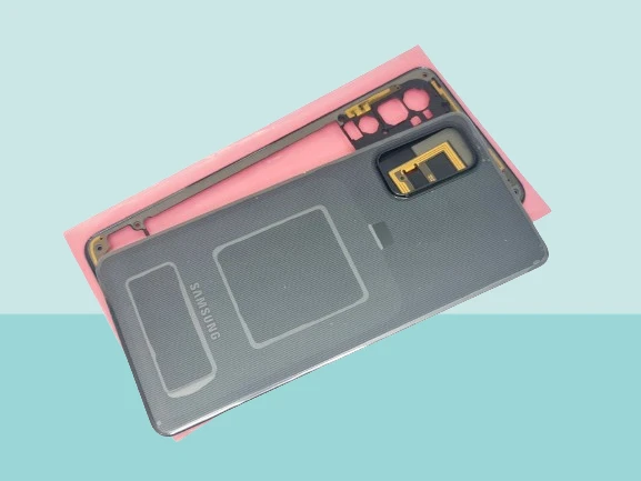 Tkgz - Samsung Galaxy M52 FULL KASA Arka Kapak Batarya Kapağı - SİYAH ürün görseli 1