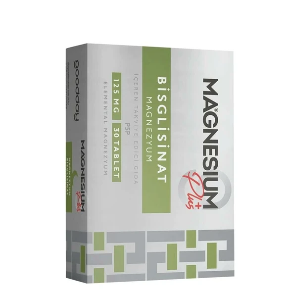 Goodday MAGNESIUM PLUS BISGLISINAT 30 Tablet ürün görseli