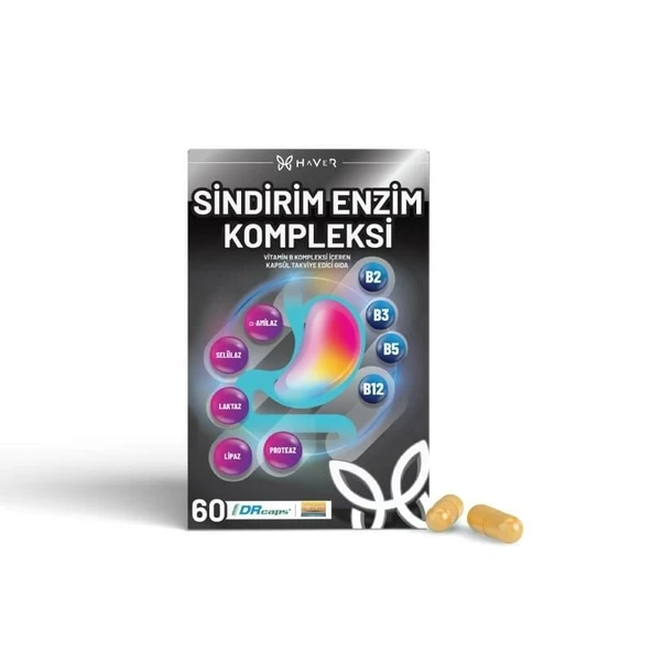 Haver Sindirim Enzim Kompleksi 60 Kapsül ürün görseli