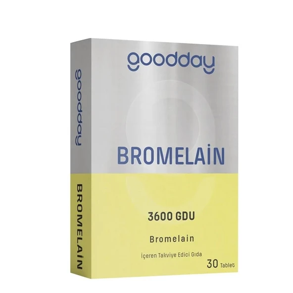 Goodday Bromelain 3600 GDU 30 Tablet ürün görseli