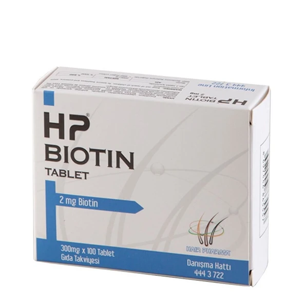 HP Biotin 2 mg 100 Tablet ürün görseli